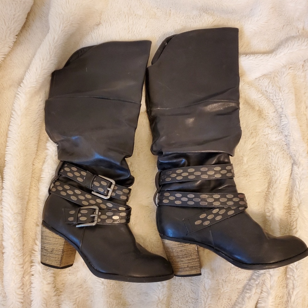 Strappy Boots